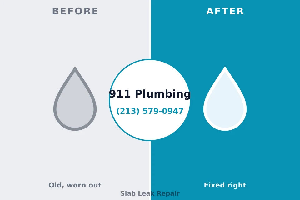 Before and after: plumbing repair Windsor Heights, IA